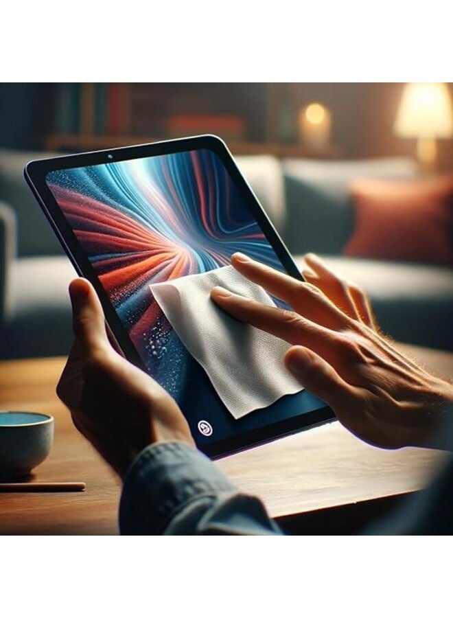 مرفا مناديل تنظيف من الألياف الدقيقة مبللة مسبقًا للعدسات والشاشات (حقيبة سفر – عبوة من 30 منديل) - Image 3