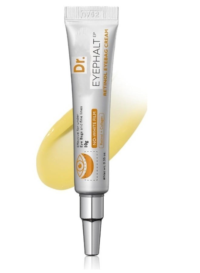 Dr. Eyephalt Retinol Eye Bag Cream 10g – Anti-Aging Under Eye Treatment for Puffiness, Dark Circles & Fine Lines - Image 2