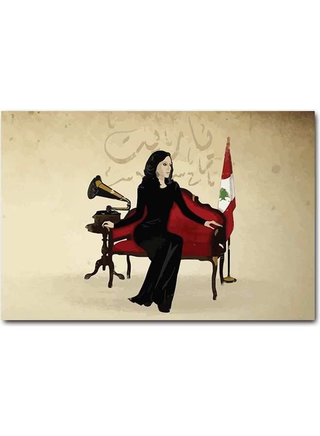 RYN Fairouz Wall Art Multicolour 40x60cm - Image 1