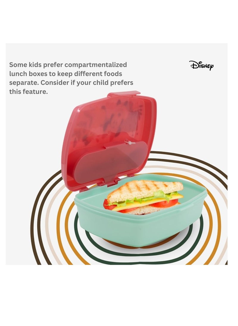 STOR STOR FUNNY SANDWICH BOX WITH CUTLERY MINNIE MOUSE BEING MORE MINNIE  - Image 3