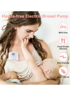 Gonice Wearable Breast Pump With Milk Bag 2 Pack Portable Rechargeable Electric Hands Free Breast Pumps With 2 Modes 9 Levels  - Image 4