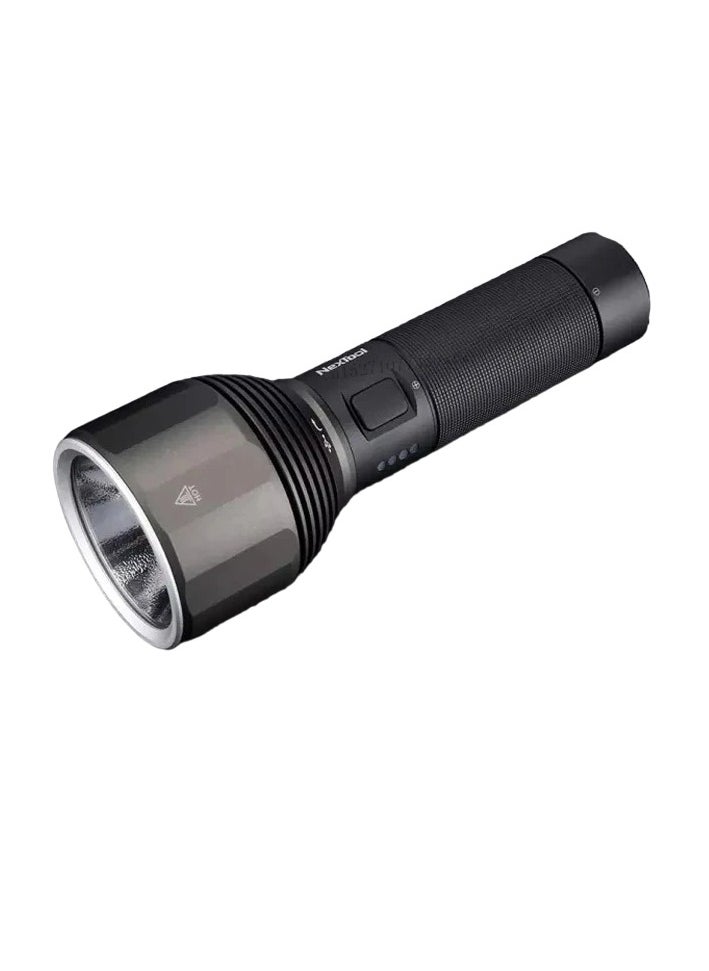 Xiaomi - Handheld Flashlight,  Ipx7 Waterproof Outdoor Led Light, High Lumens USB Rechargeable Ultra Bright Flashlight, Durable Type C Searching Torch For Camping, (1pc, Black) - Image 1
