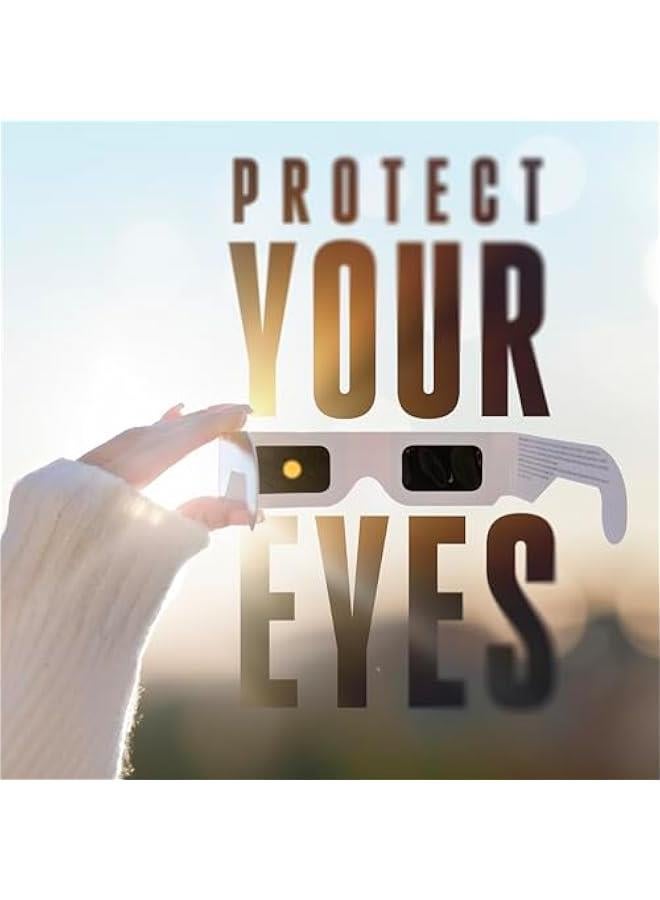 Arabest Solar Eclipse Glasses (6 pack) CE and ISO Certified Safe Shades for Direct Sun Viewing 2024 Approved  - Image 4
