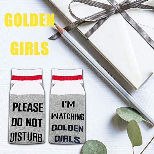 GJTIM Funny Golden TV Show Inspired Socks Novelty Birthday Gift For Women Lady 2 Pairs - Image 4