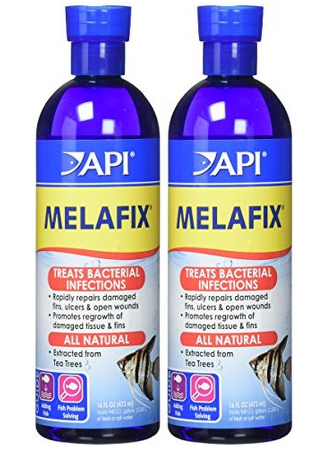API (2 Pack) Melafix Antibacterial Fish Remedy 16Ounce Bottles  - Image 2