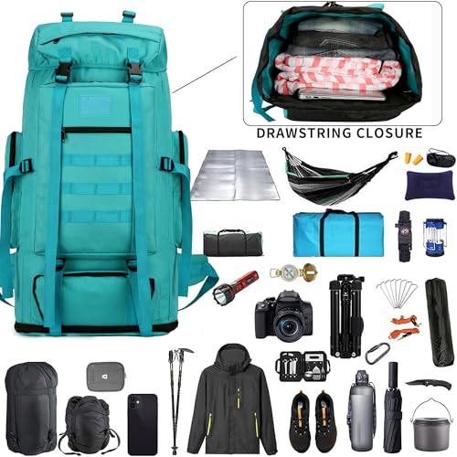 W WINTMING Hiking Backpack for Men 70L/100L Camping Backpack Military Rucksack Molle 3 Days Assault Pack for Climbing - Image 4
