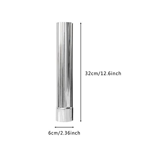 SoloWilder Wood Stove Pipe 2.36inch Thickened Straight Chimney Flue for Camping Stove Exhaust Lengthen 32cm/12.6inch - Image 3
