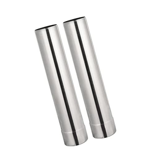 SoloWilder Wood Stove Pipe 2.36inch Thickened Straight Chimney Flue for Camping Stove Exhaust Lengthen 32cm/12.6inch - Image 1
