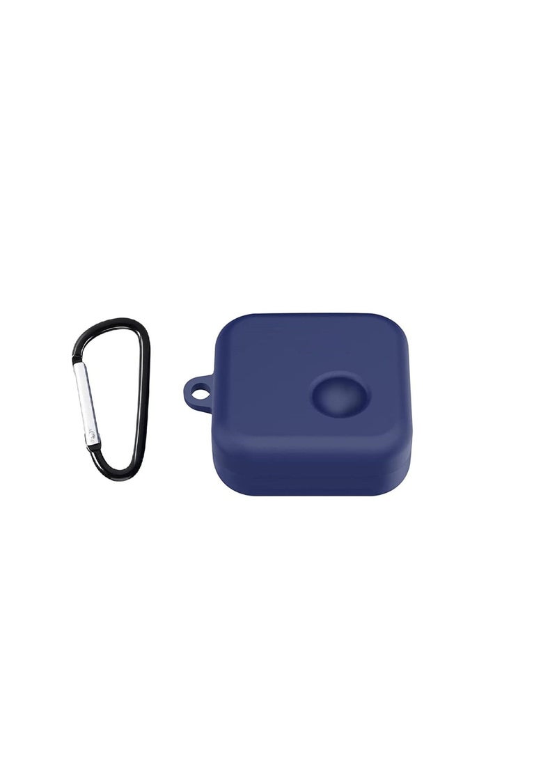 Generic - Silicone Case for Nothing Ear(1) Earbuds CaseShockproof Rugged Silicone Protective Case Cover Shell for Nothing Ear(1) Case with Carabiner (Blue) - Image 1