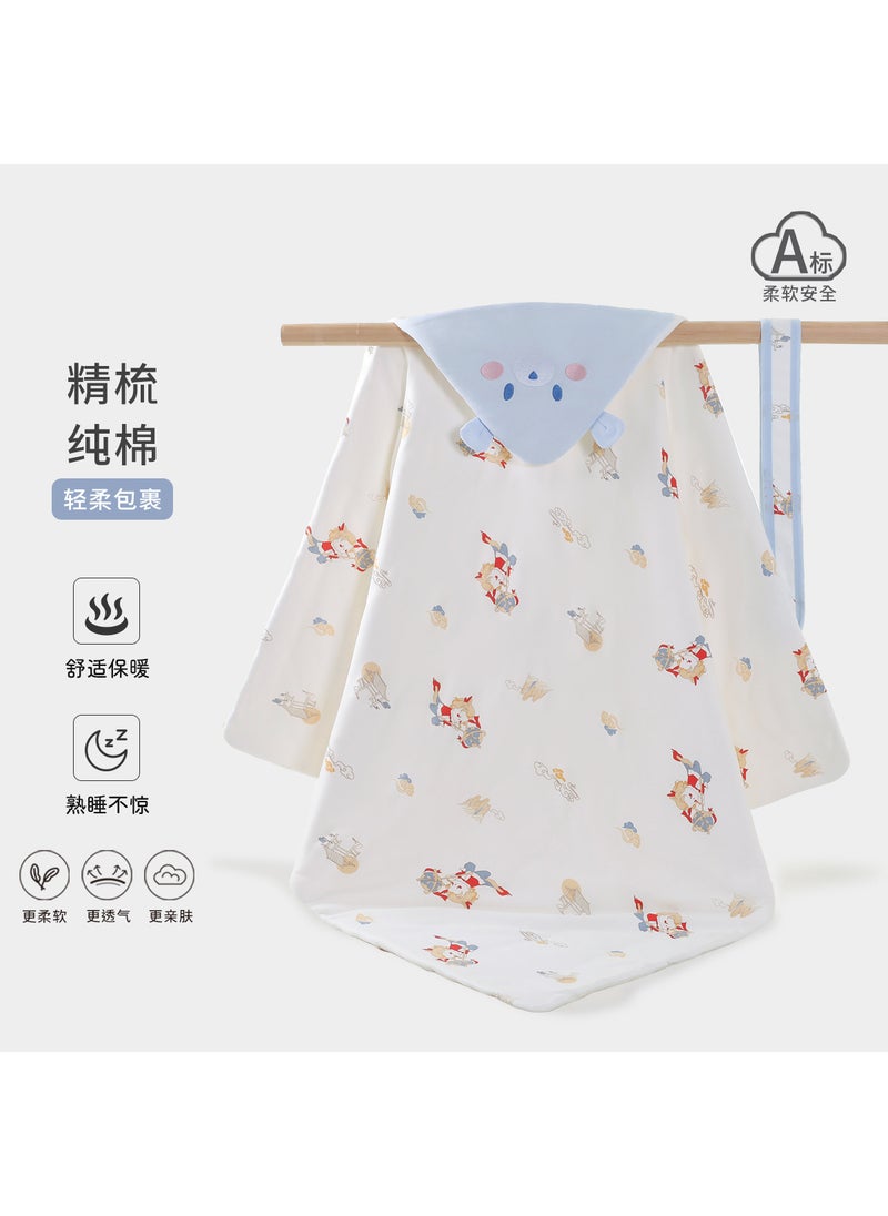Generic Newborn Cotton Swaddle Blanket Thick Autumn Winter Baby Wrap National style boy 