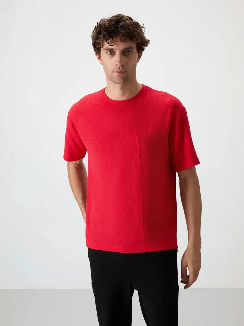 TOMMYLIFE TOMMY Oversized Jersey T-Shirt With Pocket