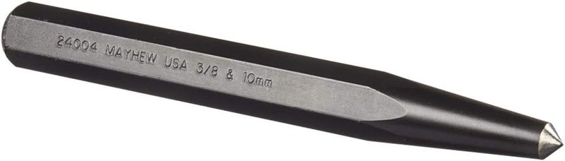 Mayhew Tools 24004 Center Punch, 3/8" - 10 mm x 6-1/4", Black Oxide Finish - Image 2