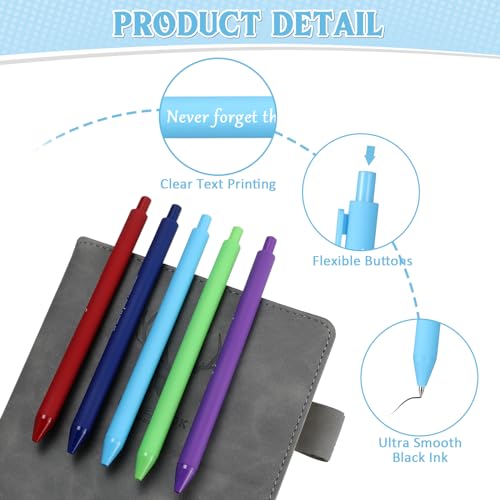 Teling 100 Pcs Motivational Pens Bulk Inspirational Quotes Ballpoint Pens with Sayings Funny Positive Thank You Gifts for Staff Employees Operation Christmas, Black Ink(Classic Colors,Classic Style) - Image 3