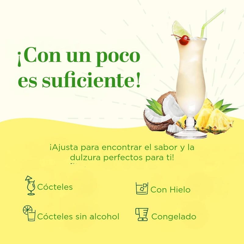 Jordan's Skinny Mixes Pina Colada Mix, Flavored Cocktail Mixer for Drinks, Tropical Drink Flavoring for Cocktails & Mocktails, Low Calorie, Gluten Free, Keto Friendly, 32 Fl Oz, 1 Pack - Image 5