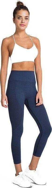 Jerf Gela High Waist, Flexible and Lifting Sports Tights Navy Blue  - Image 5