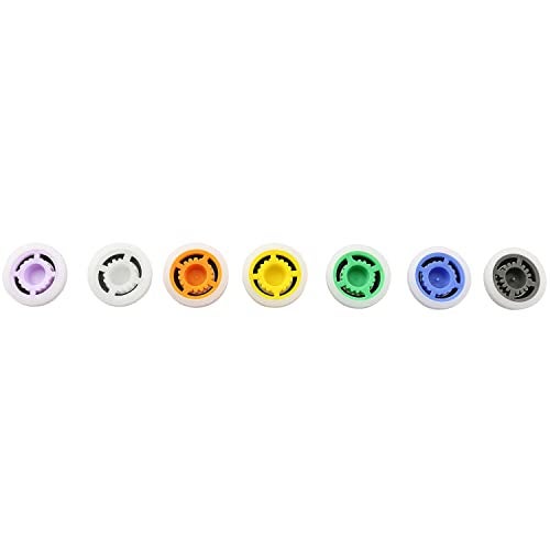 TAODAN Water Flow Restrictor TAODAN 7PCS 7Sizes 1.2/1.5/1.8/2/ 2.2/2.5/3.0 GPM Shower Head Flow Control Valves, Shower Flow Reducer Limiter, Water Flow Saver Adapter Set - Image 1