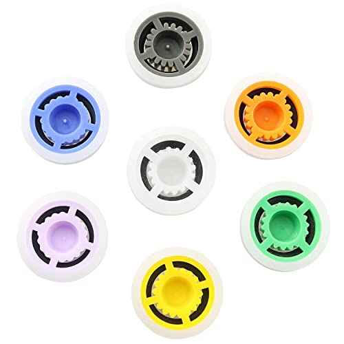 TAODAN Water Flow Restrictor TAODAN 7PCS 7Sizes 1.2/1.5/1.8/2/ 2.2/2.5/3.0 GPM Shower Head Flow Control Valves, Shower Flow Reducer Limiter, Water Flow Saver Adapter Set - Image 2