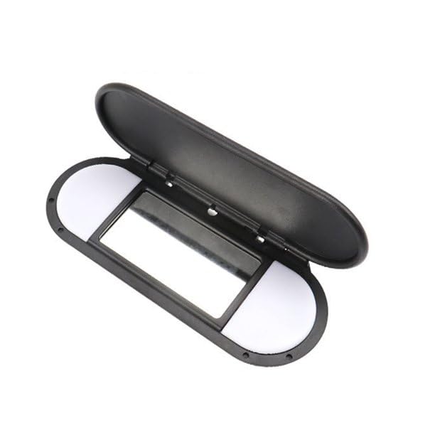 Partscollect Sun Visor Vanity Mirror Cover Fits for BMW Mini Cooper Cooper S Clubman Hatchback Countryman F55 F56 20152022 Black - Image 1