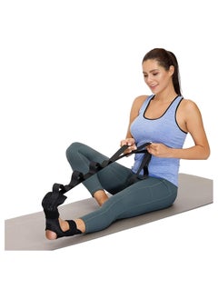SportQ Stretch Yoga Belt,Belt Belt Training Garter,Multi-Loop Adjustable Yoga Stretch Belt with Loops Drawstring Stretch for Sports Yoga Exercise Pilates Physical Therapy  - Image 1