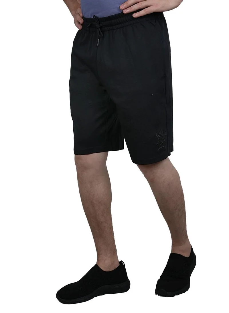 جيوردانو شورت رجالي بقصة عادية من القطن المحبوك