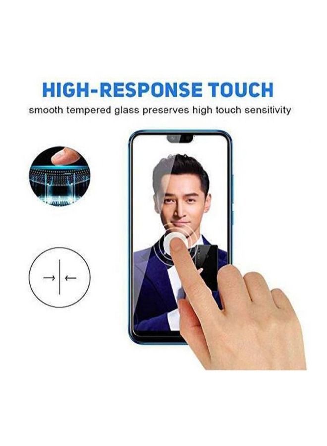 لاصقة حماية الشاشة من الزجاج المقوى لهاتف هواوي هونر 8X شفاف - Image 3