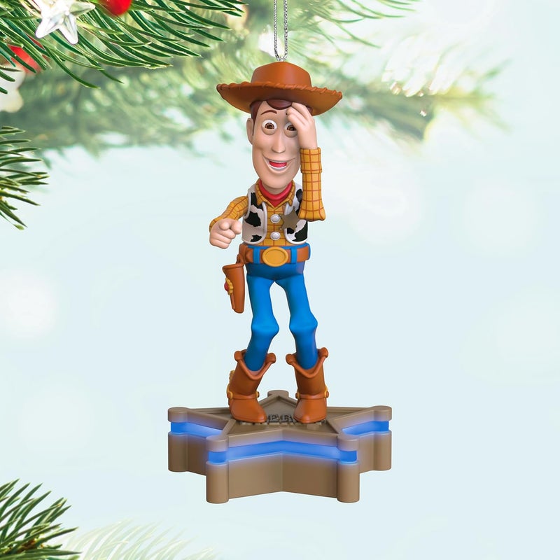 Hallmark Keepsake Christmas Ornament 2025, Disney/Pixar Toy Story Collection Sheriff Woody with Light and Sound, Gifts for Disney Fans - Image 3