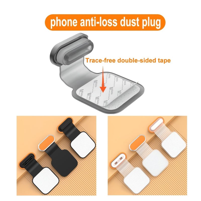 Silvery Type C Anti Lost Dust Plug Metal Speaker Mesh Cover For iPhone 17 Pro - Image 4
