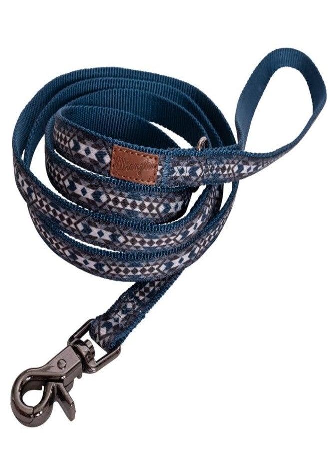 Wrangler Southwest Overlay Blue Dog Leash Southwest XS-S - Image 1