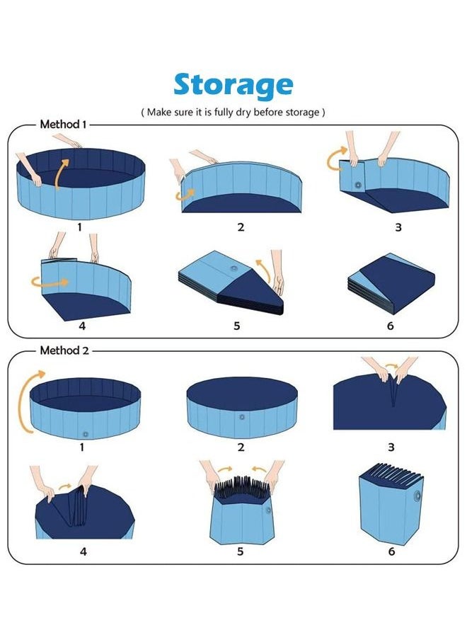 Neostyle Neostyle Portable Pet Bath Swimming Pool With Hair Removal Brush  - Image 5