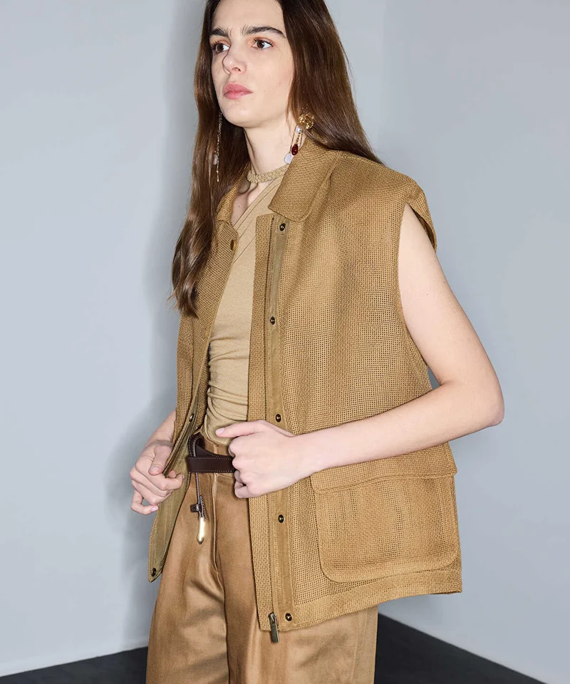 Ipekyol  Mesh-Effect Vest for Women | Best Price UAE