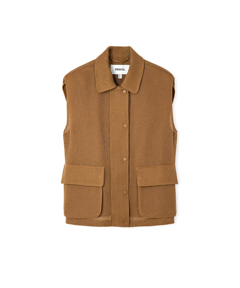 Ipekyol  Mesh-Effect Vest for Women | Best Price UAE