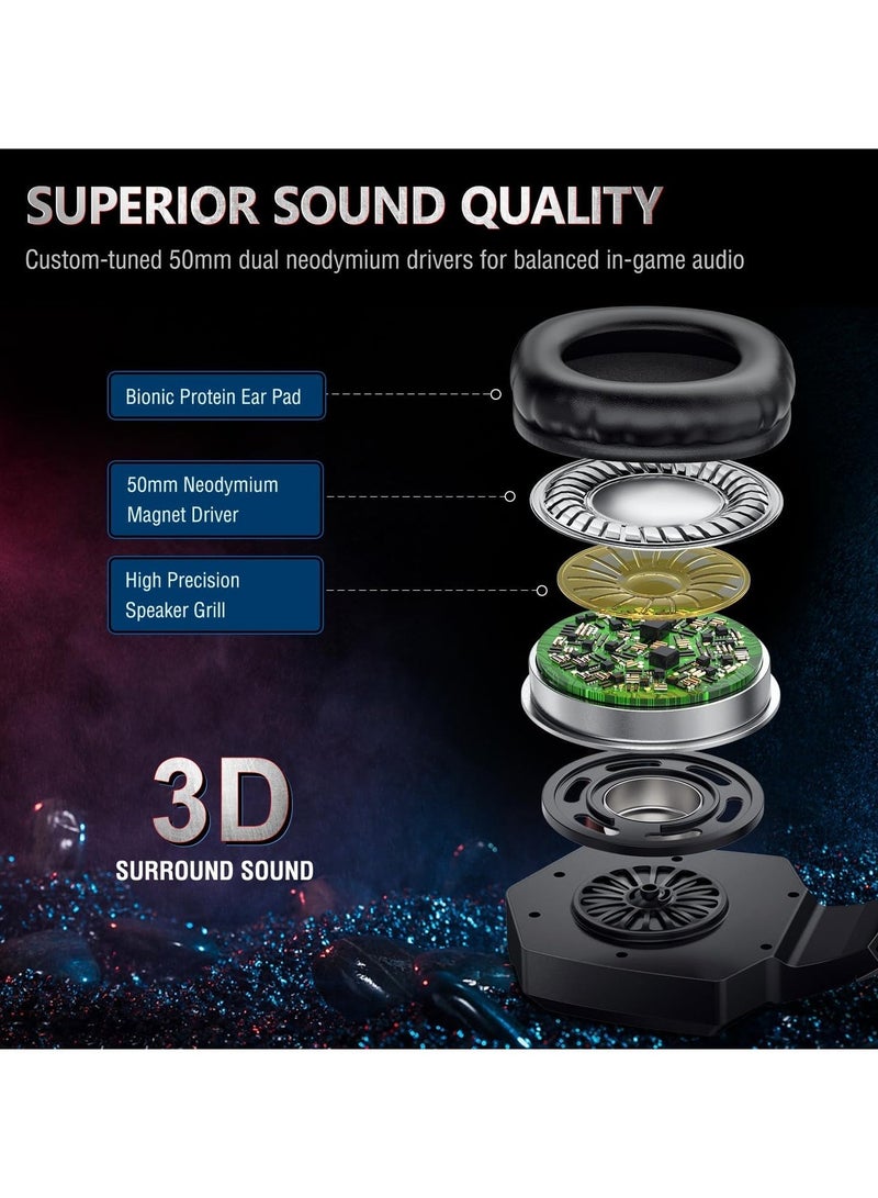 onikuma K8 Gaming Wired Headset With Microphone - Image 4
