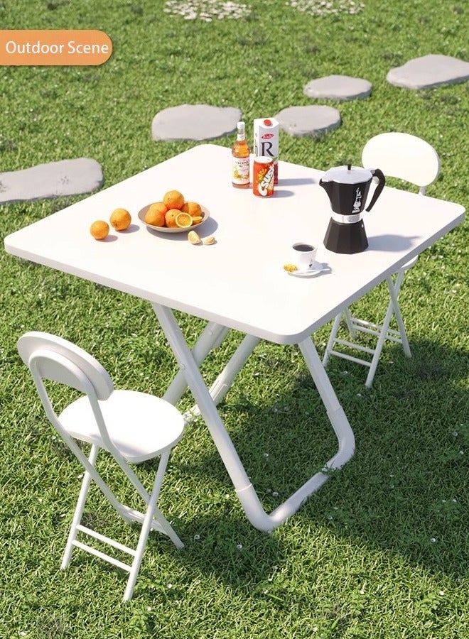 Generic Outdoor Portable Folding Camping Table, Modern Freestanding Folding Dining Table, Space-Saving Folding Leisure Table, Suitable for Balconies, Study Rooms  - Image 4