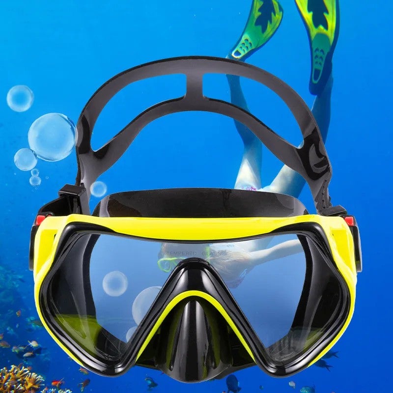 Bluejw Scuba Mask Diving Snorkel Set Snorkeling Mask with Anti-Fog Tempered Glass - Image 5