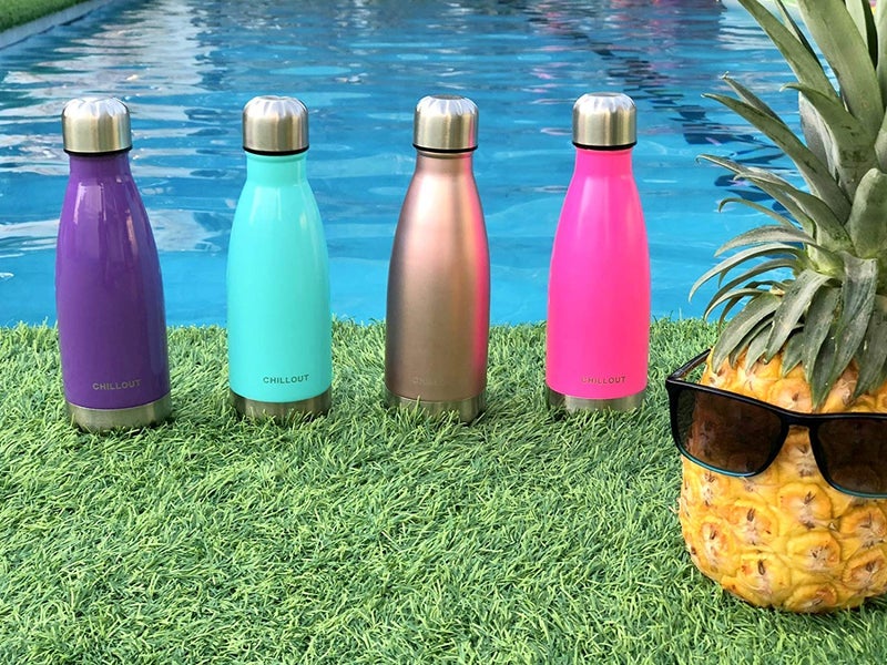 CHILLOUT LIFE Stainless Steel Water Bottle for Kids School: 12 oz Double Wall Insulated Cola Bottle Shape for Cold and Warm Drinks  BPA Free Metal Sports Bottle for Boys  Girls & Women - Image 5