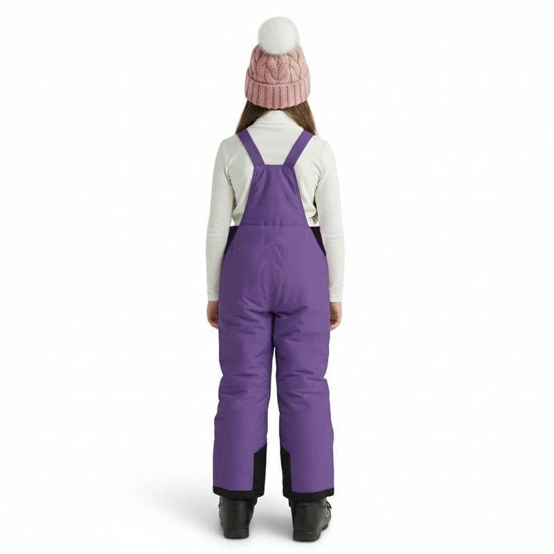 Arctic Quest Boys Classic Snow Bib Ski Pants Overalls Winter Snowsuit Water-Resistant Windproof Outdoor Rain Bib, Vibrant Lavender, 5-6 - Image 3