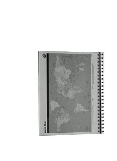 Pukka Pad Pukka Pad A4+ Spiral Bound Meeting Pad Notebook Single Line Diary 160 Pages, Ruled, 90gsm, 7mm Line, Perforated Page, Polyprop Cover, Elastic Closure, 9 Pocket Business Card Holder, A4 Storage Pocket  - Image 5