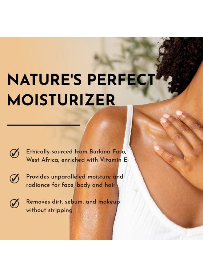 bolden SHEA OIL with Vitamin E | 100% Natural | Unparalleled Moisture & Radiance for Skin & Hair | UNSCENTED | 3.4 fl oz - Image 3