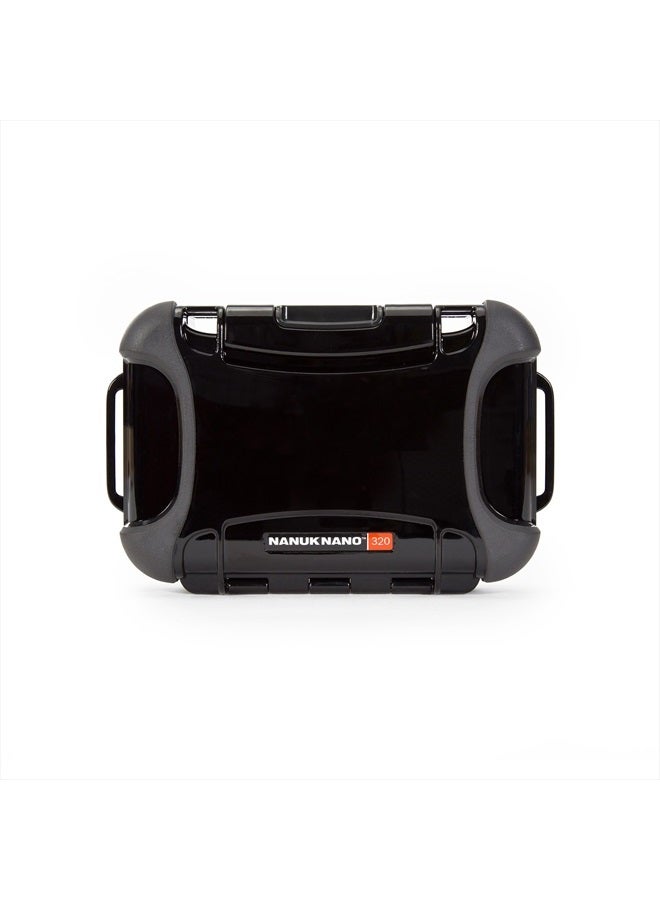 Nanuk 320-0001 Nano Series Waterproof Medium Hard Case for Phones, Cameras and Electronics (Black) - Image 1