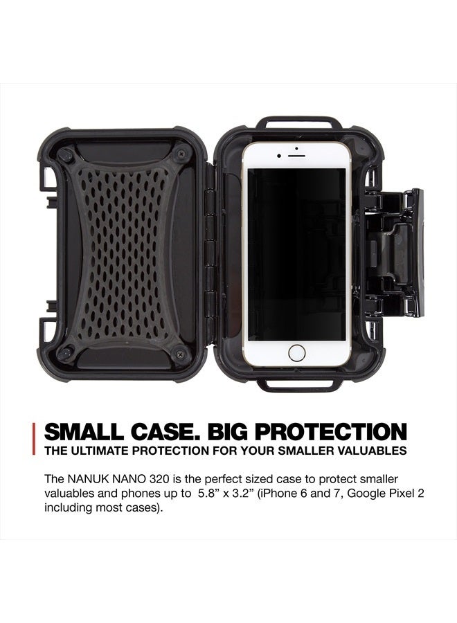 Nanuk 320-0001 Nano Series Waterproof Medium Hard Case for Phones, Cameras and Electronics (Black) - Image 4