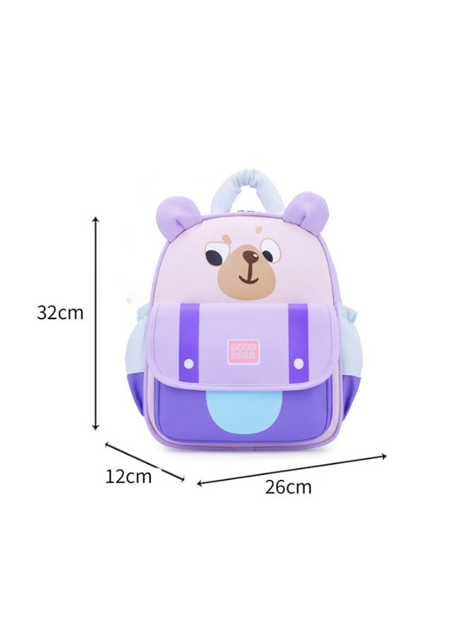 Kids School Backpack Bear 3-5 Years Waterproof Lightweight Spine-Protective Wear-Resistant Breathable Large Capacity School Supplies - Image 2