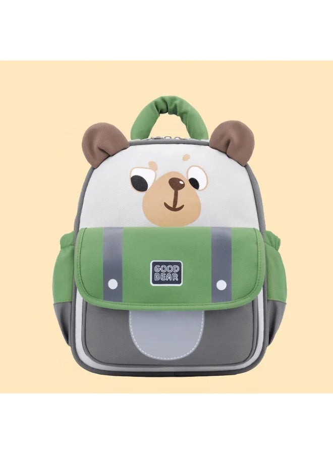 Kids School Backpack Bear 3-5 Years Waterproof Lightweight Spine-Protective Wear-Resistant Breathable Large Capacity School Supplies - Image 1