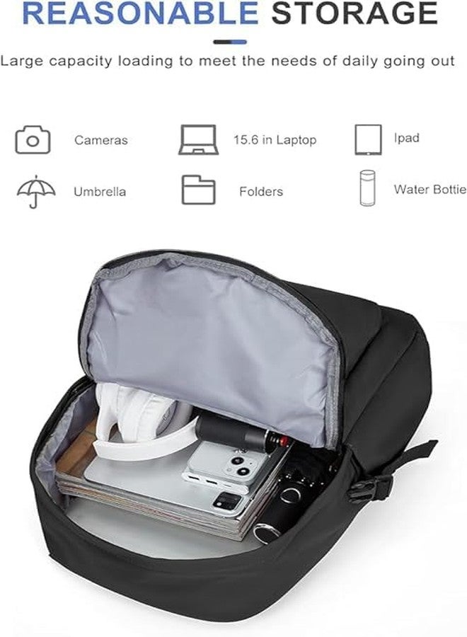 Fabcraft 30L Waterproof 14 Inch Laptop Backpack for School, College, Office, Travel and Hiking Spacious Lightweight Daypack with Multi-Compartment Storage for Men and Women (46x31.8x14.4 cm) - Image 4