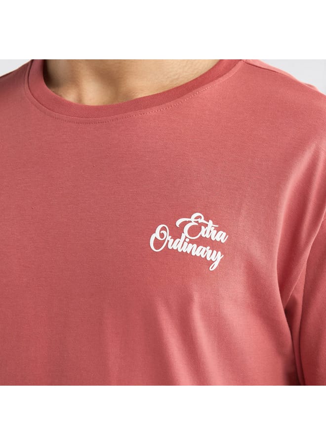 Splash FAV Printed T-shirt with Round Neck and Short Sleeves - Image 4