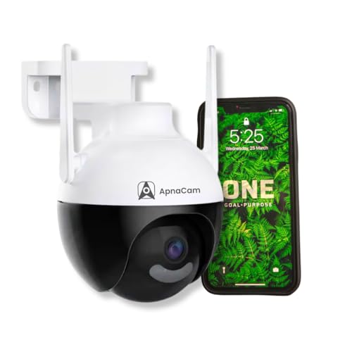ApnaCam WiFi Dome PTZ Wireless CCTV Camera | Alarm | Motion Alert | Color Night Vision Camera | SD Card Support | Two-Way Audio | 360° Pan & Tilt | Outdoor Security Camera - Image 1