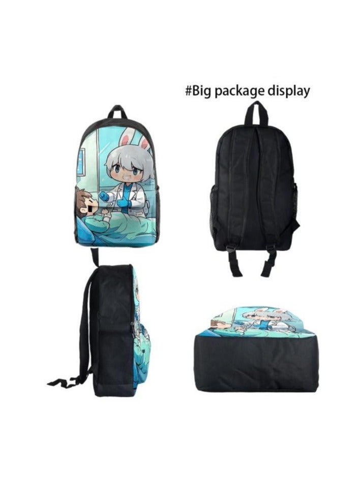 Universal cartoon new three-piece schoolbag - 1268