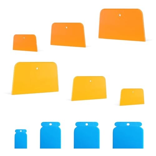Snmzlc 10 Piece Body filler spreader Set 234 5 6 Inch Automotive Spreaders Auto Body Spreader for Applying Fillers Putties Glazes or Caulking Agents Car Body Maintenance US212 - Image 1
