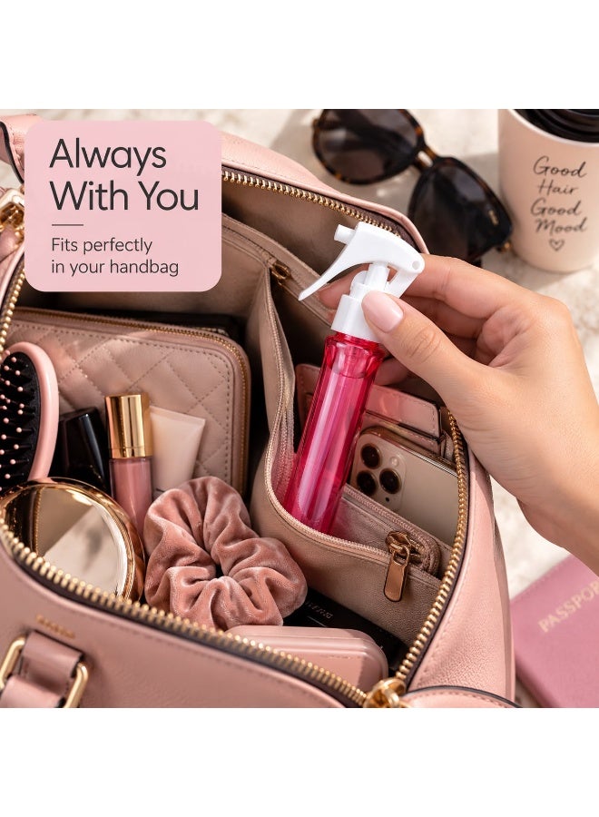 Mini Hair Spray Bottle for Women – Portable Travel Spray Bottle for Hair, Compact Refillable Fine Mist Sprayer for Styling & Daily Use - Image 2
