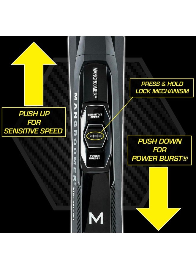 MANGROOMER - - Intellimax Pro - New Back Shaver With 2 Shock Absorber Flex Heads, Power Hinge, Extreme Reach Handle And Advanced 2.7" Extra-Wide Blade Design 2.0 - Image 1