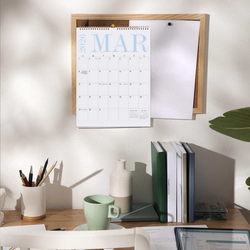 Zuozee Wall Calendar 2026-2027, Aesthetic Large Wall Calendar -14" x 11" - 24 Monthly Calendar Runs from January 2026 Until December 2027, 2026 Calendar for Office, Home and School - Image 4